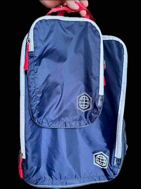 NWOT 3 pcsCompression Packing Cubes Travel ShoeLaundryBag Ripstop DoubleZip